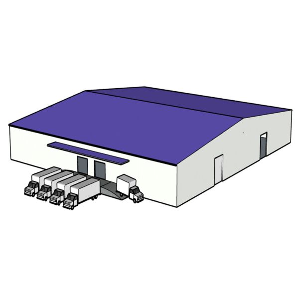 Industrial JIS Steel Prefabricated Building Structure Vibration Prevent
