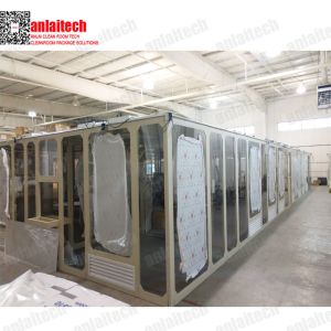 China Class 100000 PVC Panel Hardwall Clean Room Prefabricated Modular PETg wholesale