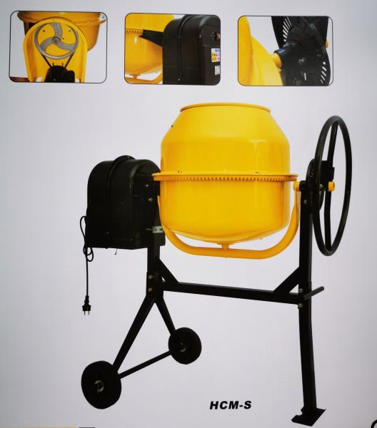 Quality Rotor Type Electric Concrete Mixer Machine 650W With Drum Mouth for sale