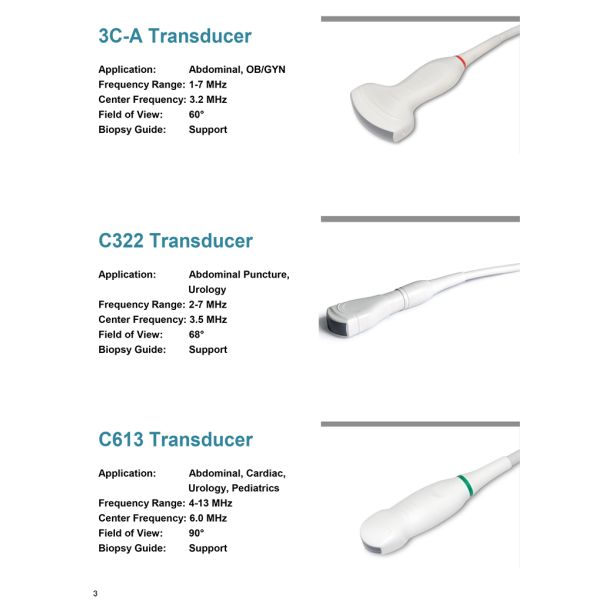 MSK Ultrasound TDI CW Color Sonoscape E2 E3 & Sonoscape E1 Usg