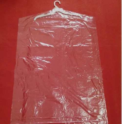 LDPE Transparent Clear Dry Cleaning Custom Printed Waterproof Plastic Garment Cover Bag