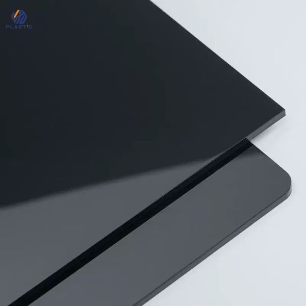 Glossy Or Matte Finish Black Color Acrylic Sheet No Fade Colour For Outdoor