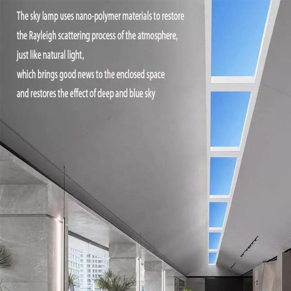 Multi Scene Durable Skylight Panel Light , No Flicker Virtual Skylight Ceiling