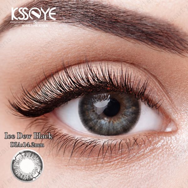 OEM Natural Black Contact Lens Fancy Looking Eye Contact Lenses