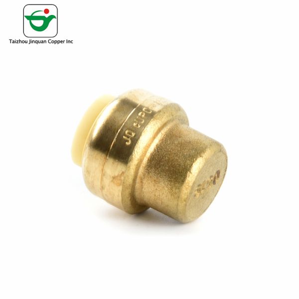 NSF61 Approved 1/2" Copper Pipe End Cap For Square Steel Tubing