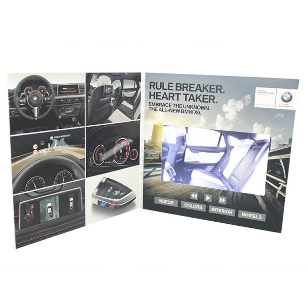 Quality 3D LCD Video Brochure HD Screen Video Folder Greeting Card Durable For Business for sale
