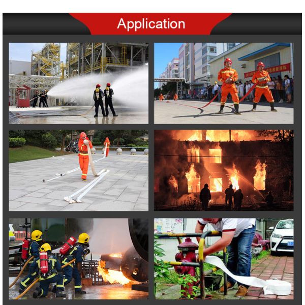 CCC ISO 0.8-1.6MPa EPDM Rubber Fire Fighting Hose