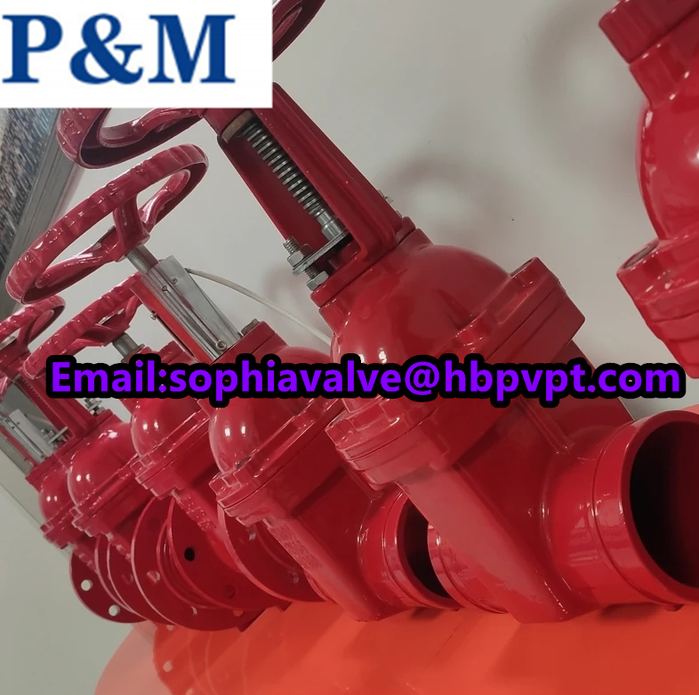 PN16 PN25 grooved end cast iron gate valve