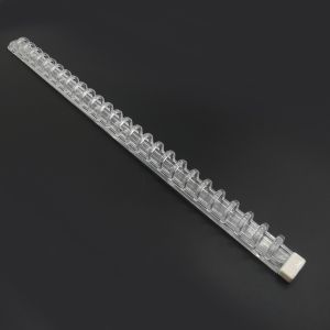 Transparent Plastic Ring Binder 20 Rings Plastic Paper Binder Lightweight