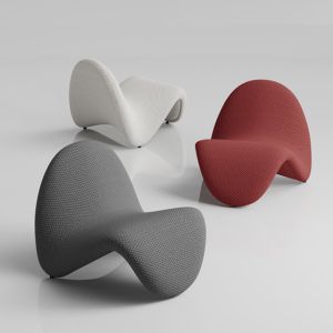 China Stackable Floor Legless Tongue Lounge Chair Bedroom Tufted Design wholesale