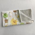 China Two layers  printed kitchen useage with sliver onion mesh fabric wholesale