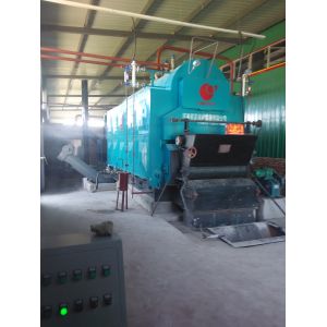 Chain Grate Coal Fired Steam Boiler , Wood Industrial Biomass Boiler