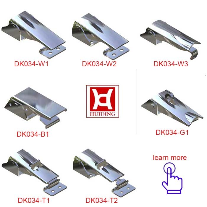 Anti Rust Stainless Steel Concealed Toggle Latch Surface Mounted