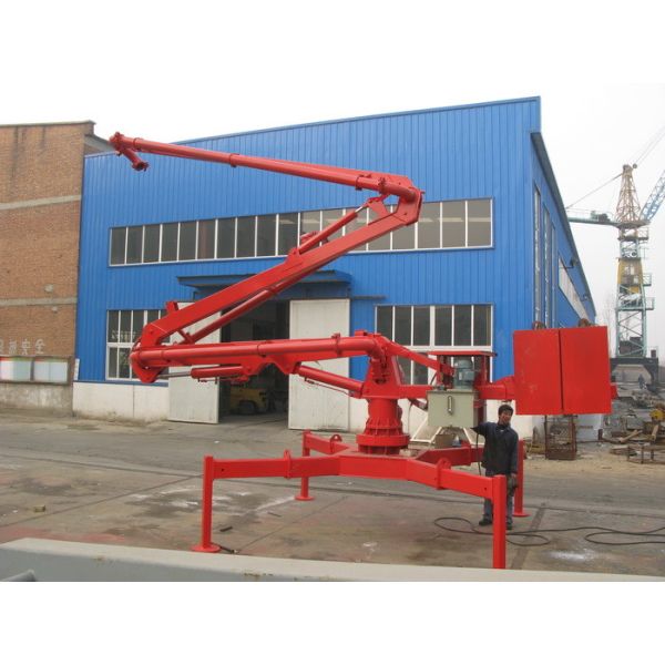 Flexible 12m Manual Concrete Placing Boom Compact Structure