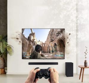 Wall Mountable Wireless Bluetooth Soundbar 60W DC 19V 1.89A Input Power