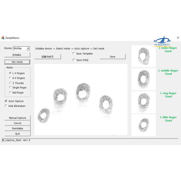bio7 plus ten fingerprint scanner 