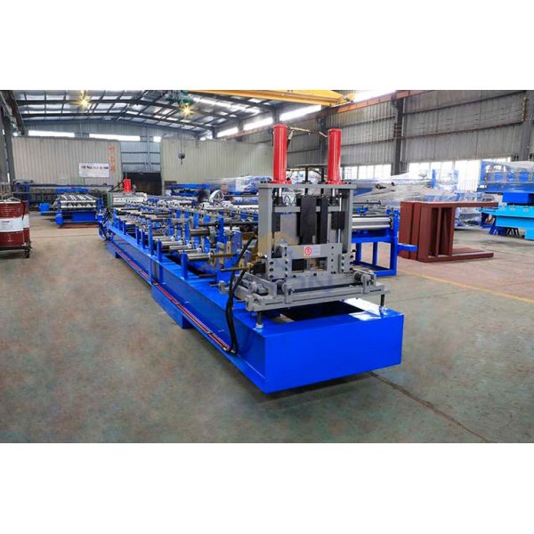 12m/Min Profile Roll Forming Machine , 15 Roller Stations 30KW Cz Purlin Machine