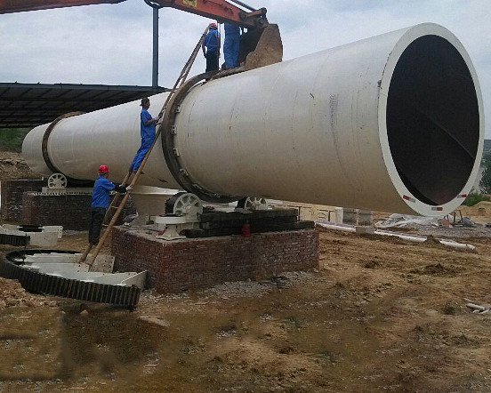 Sewage Sludge Industrial Rotary Dryer Close Loop Air Circulation High Productivity