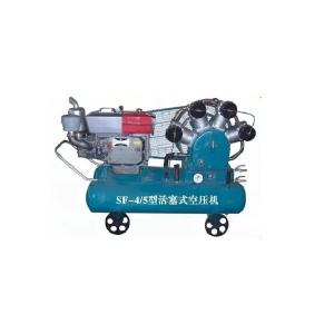 China 4 Cylinder Mining Air Compressor Diesel Engine Piston Reciprocating Type Double Tank wholesale