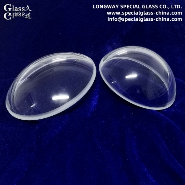 High-Pressure Silica Glass Optical Dome Lens for Submersible Camera Housings