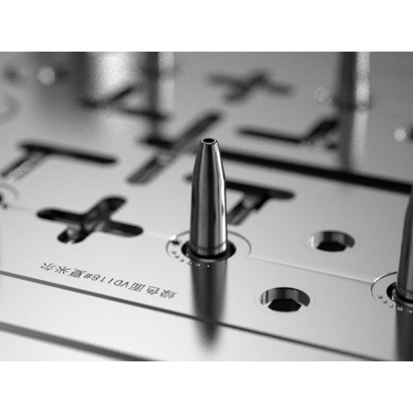 Transparent Handwriting Pen Tip (1*8) / Cold runner / Two-plates mold / No.24849