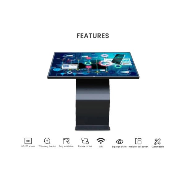 All In One Interactive Self Service Kiosk 21.5 32 43 55 Inch Touch 1920 X 1080
