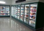Efficient Upright Glass Door Freezer Supermarket Display Freezer CE Certificatio