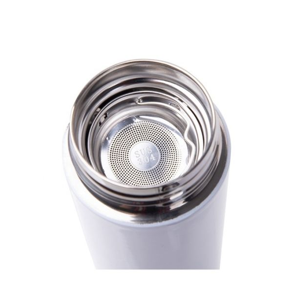 Sublimation Blank Vacuum Smart Reminder Thermos Flask Led Digital Temperature Display Stainless Steel Water Bottle