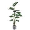 Monstera Artificial Green Plant Hall Living Room Bonsai Landscape wind resistance for sale