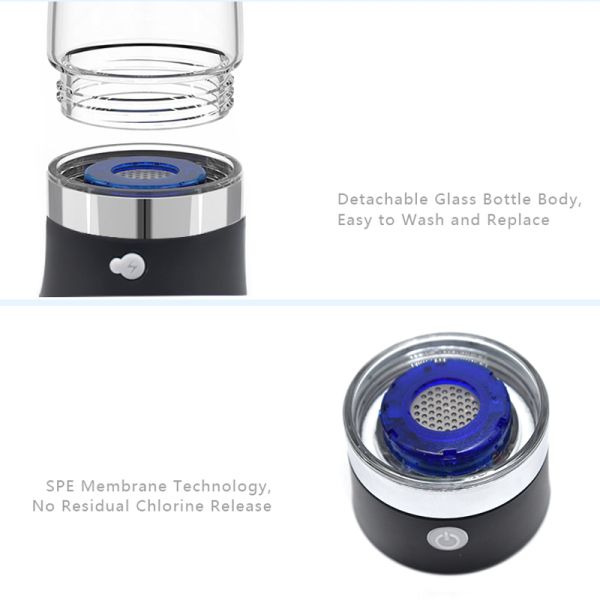 Hydrogen Rich Water Generator Household Handheld Hydrogen Alkaline Water Bottle