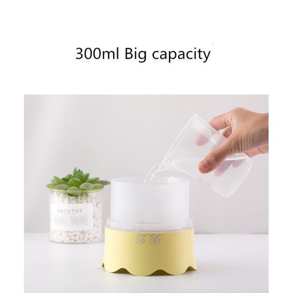 5W Rated Power Aroma Diffuser Humidifier DC5V 117 * 153mm Air Purifier With Colorful Lights