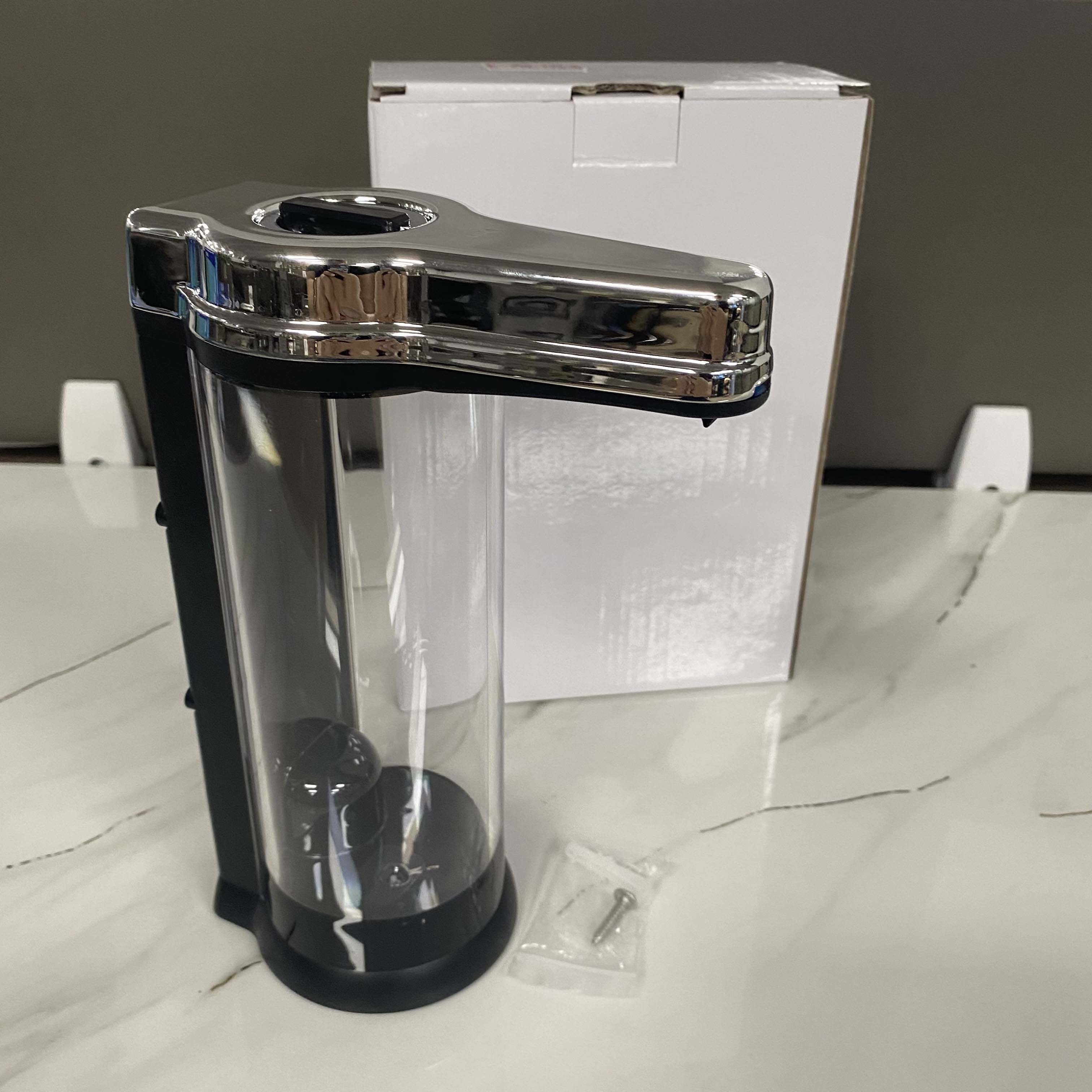 China Chrome Wall Mounted Sensor Soap Dispenser FCC Automatic 500ML wholesale