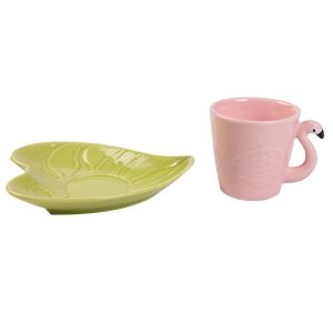 White Wedding 780ml Pot Flamingo Tea Set