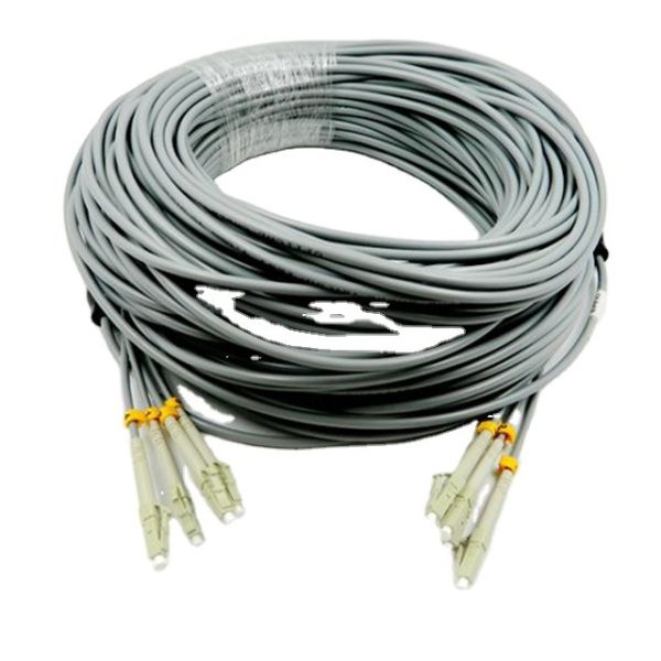 China FTTH FTTX LC 4F Armoured G653 Fiber Optic Patch Cables wholesale