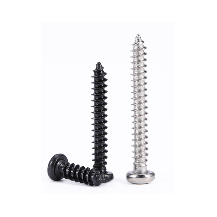 Stainless Steel or Zinc Plated Self Tapping Screw with Phillips Torx Pan Head
