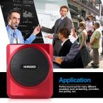 UHF Wireless Receiver Build in Professional Voice Amplifier Microphone Speakers