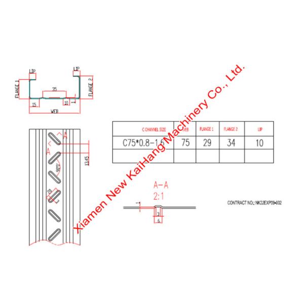 100mm Height Stud, 1.60mm thick Roll Forming Machine Blue Metal Sheet Making, Auto production