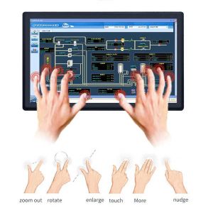 China Sunlight Readable Industrial Touch Screen Display High Brightness Open Frame wholesale