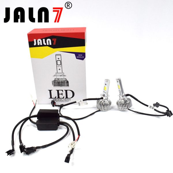 LED Headlight Bulbs JALN7 J7 LED Conversion Kits Extremely Super Bright H1/H4/H7/H11/9005/9006 36W 6000lm