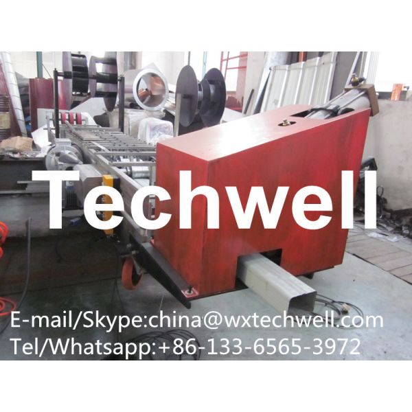 China Custom Portable Downspout Machine / Mobile Rainspout Forming Machine wholesale