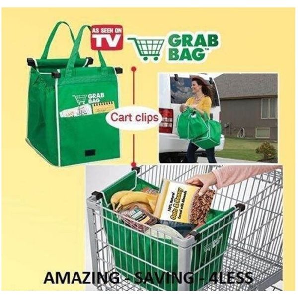 Foldable Reusable Shopping Bags For Supermarket Grocery Trolley Bag Cart Bag