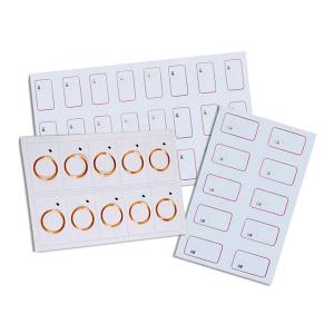China A4 Size PVC RFID Card Inlay prelam sheet Smart Contactless Weatherproof on sale
