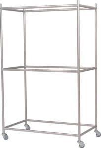 China garment rack Hotel Linen Trolley Neat design with 4pcs wheels wholesale