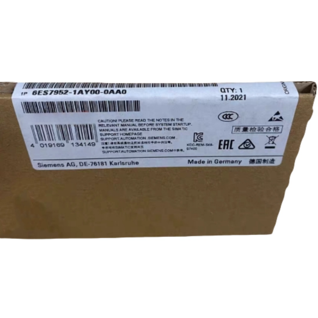 SIEMENS 6ES7952-1AY00-0AA0 S7 MEMORY CARD, RAM, 64MB, LONG VERS.RAM MEMORY CARD FOR S7-400, LONG DESIGN, 64 MBYTE