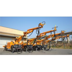 China 4 Cylinder Liquid Cooled Diesel Engine Robotic Shotcrete Machine 7410x2200x3200mm wholesale