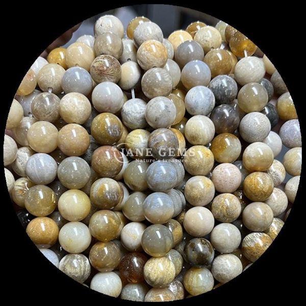 Round Shape Gems Bead Perfect for Bracelets Various Stone Types Dragon Blood Indian Agate Loose Round Gemstone Beads Strands