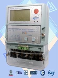 China Automated Reading Commercial Electric Meter , Three Phase Electricity Meter wholesale
