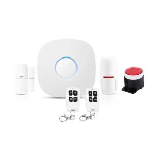 China Tuya Smart Home Wireless WiFi 4G GSM Gateway Alarm System Support Door/Window Sensor and PIR motion detector on sale