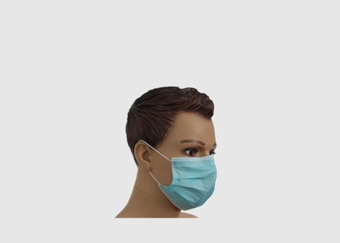 Personal Safety Disposable Respirator Mask Protection Against Virus Blue Color
