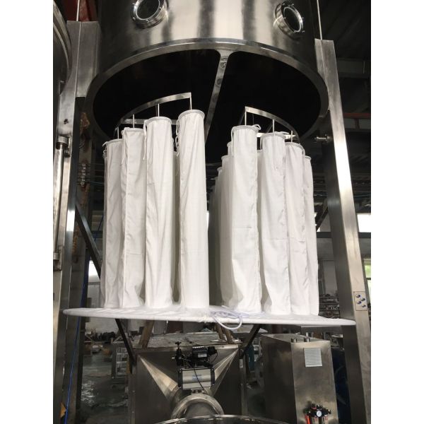 Fluid Bed Dryer 160-240Kg/Batch 0.4-0.6Mpa PLC Control Touch Screen FL-200